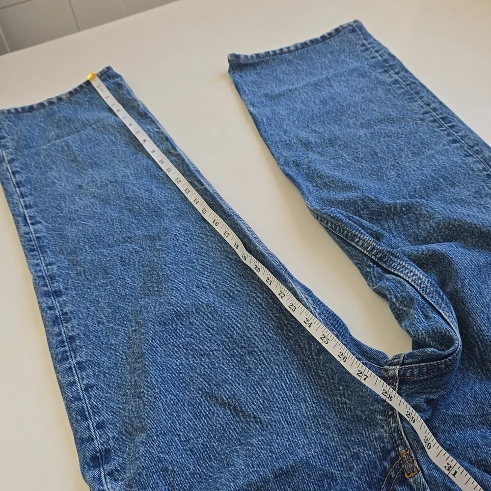 Re/Done Deep Blue Straight Jeans